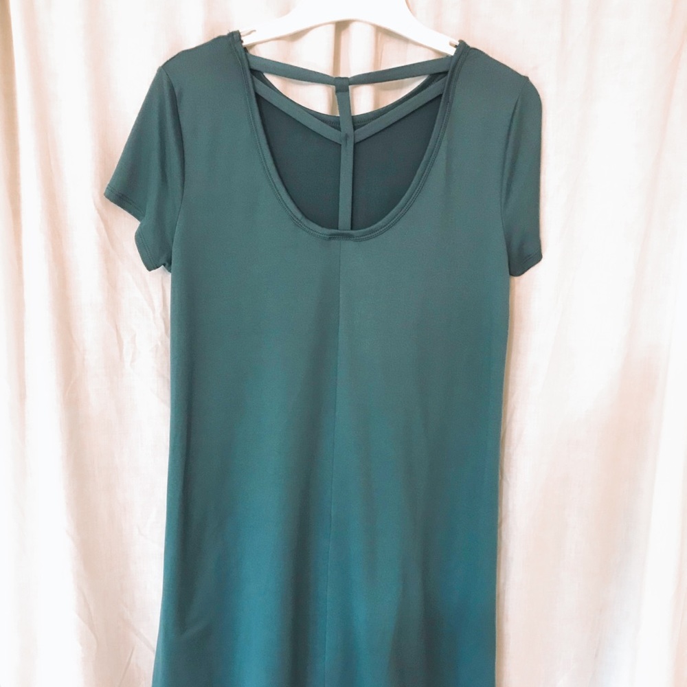 Francesca’s Alya Clothing Blue T-Shirt Dress